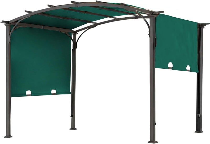 SCOMANAGE 85''x 208'' Universal Doubleton Steel Pergola Replacement Cover for Pergola L-PG080PST, (Forest Green) - Image 1